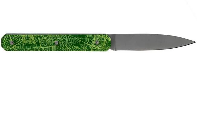 Akinod Utility Folding Knife 18H07 Downtown Green, Gentleman's Knife 2 Akinod Utility Folding Knife 18H07 Downtown Green, Gentleman's Knife - Image 2