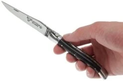 Laguiole En Aubrac HP 12cm Ebony Hand-filed L0212EBH-FSI1 -Knives Low Price AUL0212EBH FSI1 07 laguiole en aubrac aul0212ebh fsi1 07