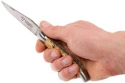 Laguiole En Aubrac 12cm Double Plates, Hand-filed Chestnut, L0712NWI-FSB1 -Knives Low Price AUL0712NWI FSB1 08 laguiole en aubrac aul0712nwi fsb1 08