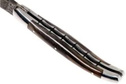 Laguiole En Aubrac 12 Cm Damast Pocket Knife, Full Handle Horn L0712PCI-FFI1 -Knives Low Price AUL0712PCI FFI1 05 laguiole en aubrac aul0712pci ffi1 05