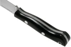 Bark River Mini Aurora Hunter CPM 3V, Black Canvas Micarta -Knives Low Price BRK06 028BRKC 04 bark river knives