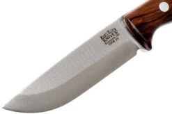 Bark River Gunny Scandi CPM 3V, Desert Ironwood, Brown Sheath -Knives Low Price BRK07 024DIW 03 bark river brk07 024diw 03