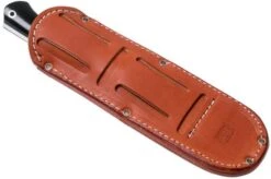 Bark River Bravo 1 CPM 3V, Black Canvas Micarta, Brown Sheath -Knives Low Price BRK07 114BRKC 08 bark river knives v202105