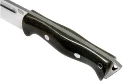 Bark River Bravo Tope Recon CPM 3V Green Canvas Micarta Rampless Survival Knife -Knives Low Price BRK10 221GCMR 05 bark river knives