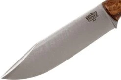 Bark River Sahara Hunter A2, Chechen Burl, Brown Sheath -Knives Low Price BRK12 115CBRK1 03 bark river brk12 115cbrk1 03