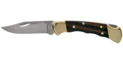 Knives Low Price 31 Buck 112 Ranger With Finger Grooves 112BRSFG Pocket Knife