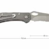 Buck 722 Spitfire 0722GYX1-B Plain Edge/serrated, Grey