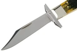 Case Cheetah Olive Green Bone, Russell Jig, 13285, 6111 1/2L SS Pocket Knife -Knives Low Price CE13285 03 case