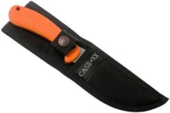 Case Ridgeback, Orange Hunters, Textured Synthetic, 18505 Fixed Knife -Knives Low Price CE18505 06 case