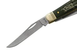 Case Mini Trapper Buffalo Horn 65093, S35VN Pocket Knife -Knives Low Price CE65093 03 case