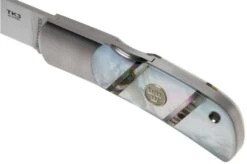 Fällkniven TK3 Tre Kronor Mother Of Pearl TK3mopc Gentleman's Knife -Knives Low Price FKTK3MOPC 06 fallkniven