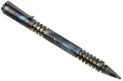 Rick Hinderer Investigator Pen Titanium, Stonewash Painted, Tactical Pen