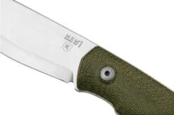 MKM Normar CPM 3V Green Micarta, Knivesandtools Exclusive, Bushcraft Knife -Knives Low Price MMK KT01 GC 06 mkm