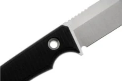 TRC Knives Polheim Magnacut Black Canvas Micarta, Survival Knife -Knives Low Price TI PLH BCM 05 trc