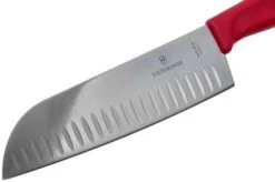 Victorinox SwissClassic 6.8521.17B Santoku With Dimples 17 Cm, Red -Knives Low Price VT6 8521 17B 03 victorinox